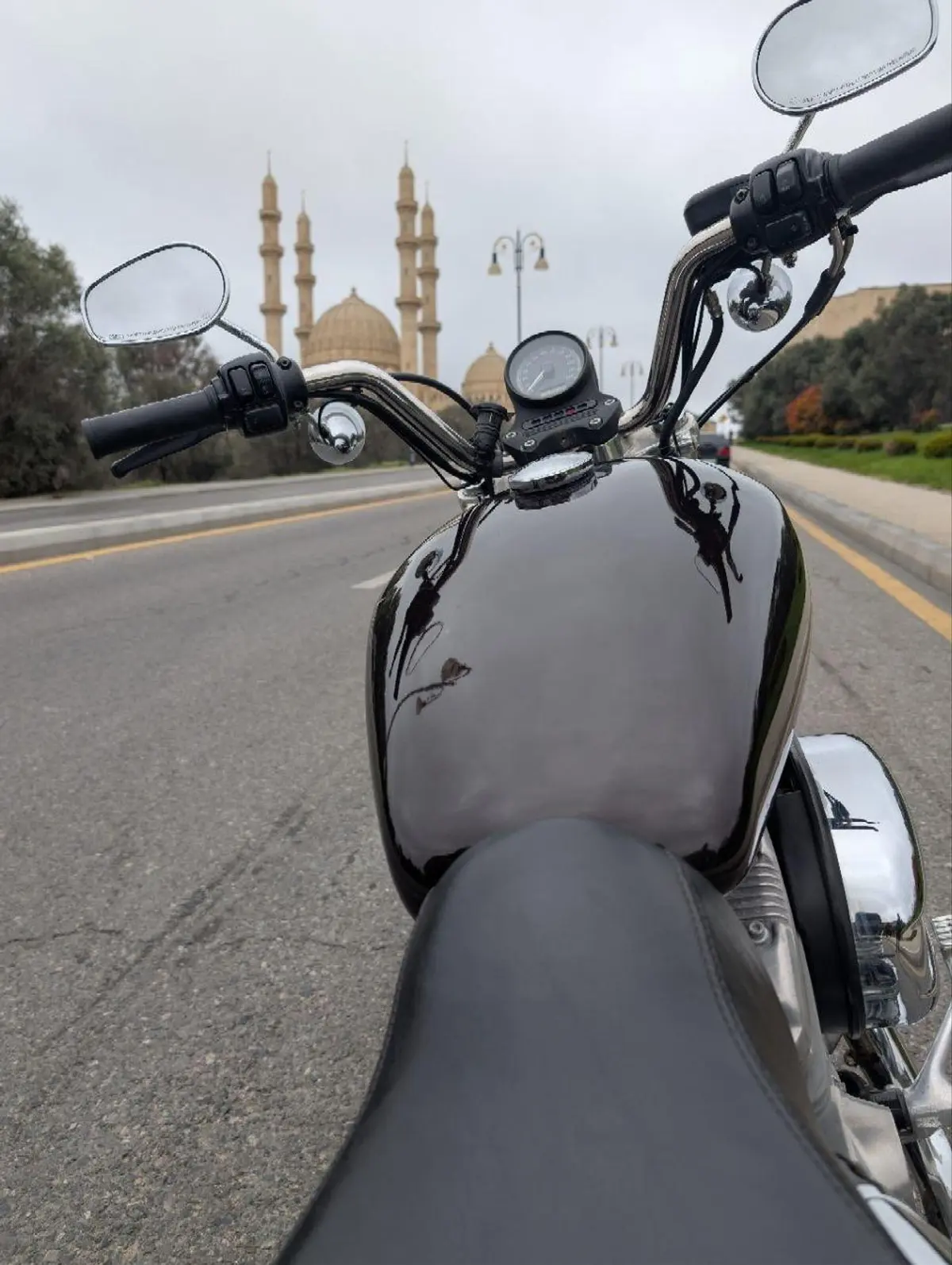 Harley Davidson Sportster SuperLow XL883L — Bakı (4)