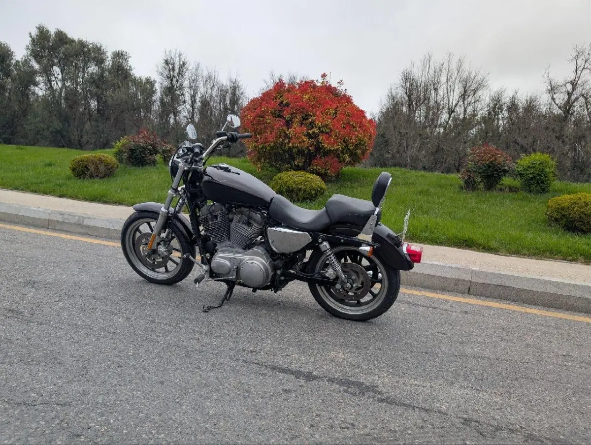 Harley Davidson Sportster SuperLow XL883L — Bakı (8)